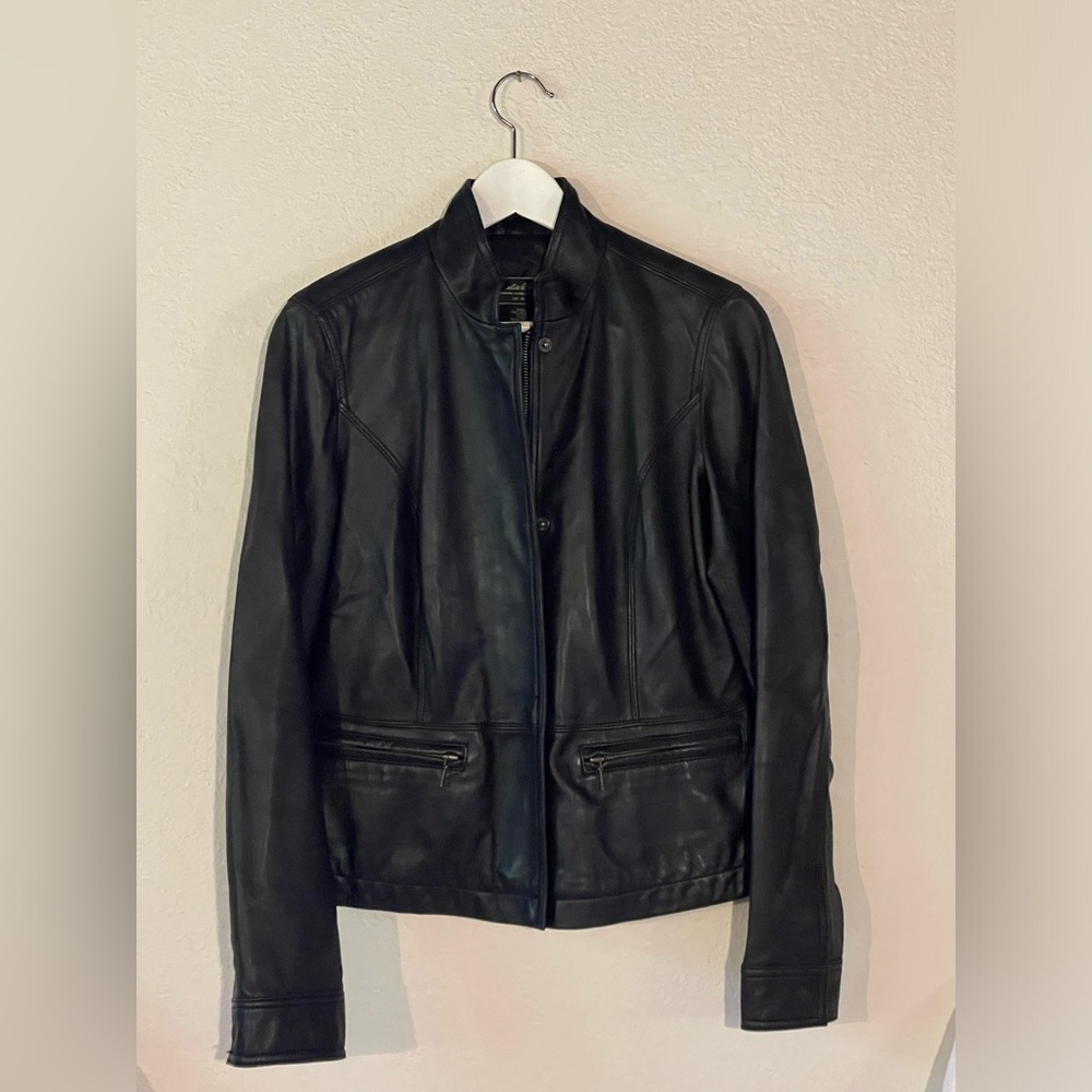 Land’s End 100% Lambskin Leather Jacket